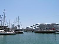 Barcelone, Port, La Rambla de Mar (1)